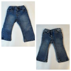 2 Pair of Baby Girl Jeans (Read for Brand) 12 Month (12-18 Month)